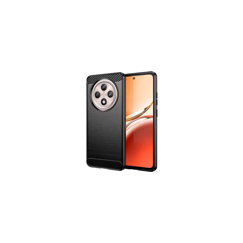 Carbon Case for Oppo Reno 12 F 5G black