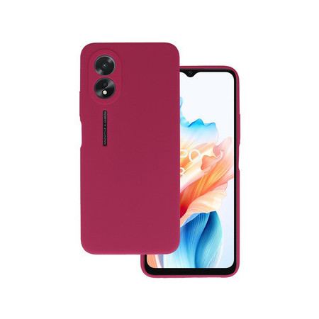 Silicone Lite Case for Oppo A38 4G burgundy
