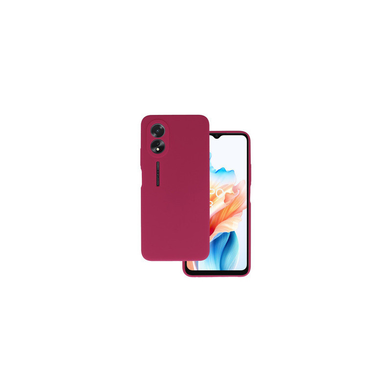 Silicone Lite Case for Oppo A38 4G burgundy