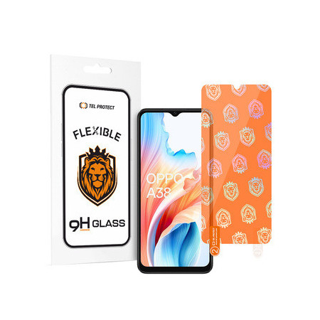 Tel Protect Best Flexible Hybrid Tempered Glass for OPPO A18/A38