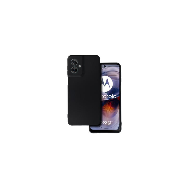 Back Case MATT for MOTOROLA MOTO G55 5G Black
