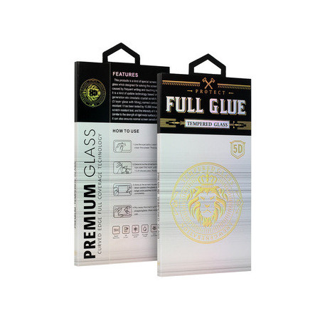 Tempered Glass HARD Full Glue 5D for MOTOROLA MOTO G55 5G BLACK
