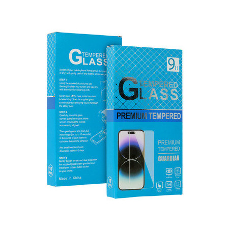 Tempered glass Blue Multipack (10 in 1) for MOTOROLA MOTO G54 5G