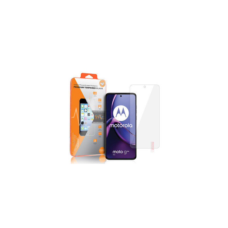 Tempered Glass Orange for MOTOROLA MOTO G54 5G