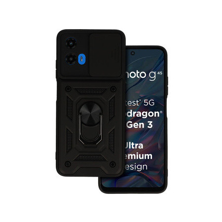 Slide Camera Armor Case for Motorola Moto G45 5G Black
