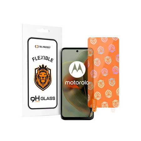 Tel Protect Best Flexible Hybrid Tempered Glass for MOTOROLA MOTO G45 5G