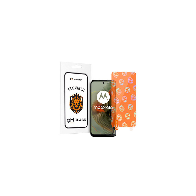 Tel Protect Best Flexible Hybrid Tempered Glass for MOTOROLA MOTO G45 5G