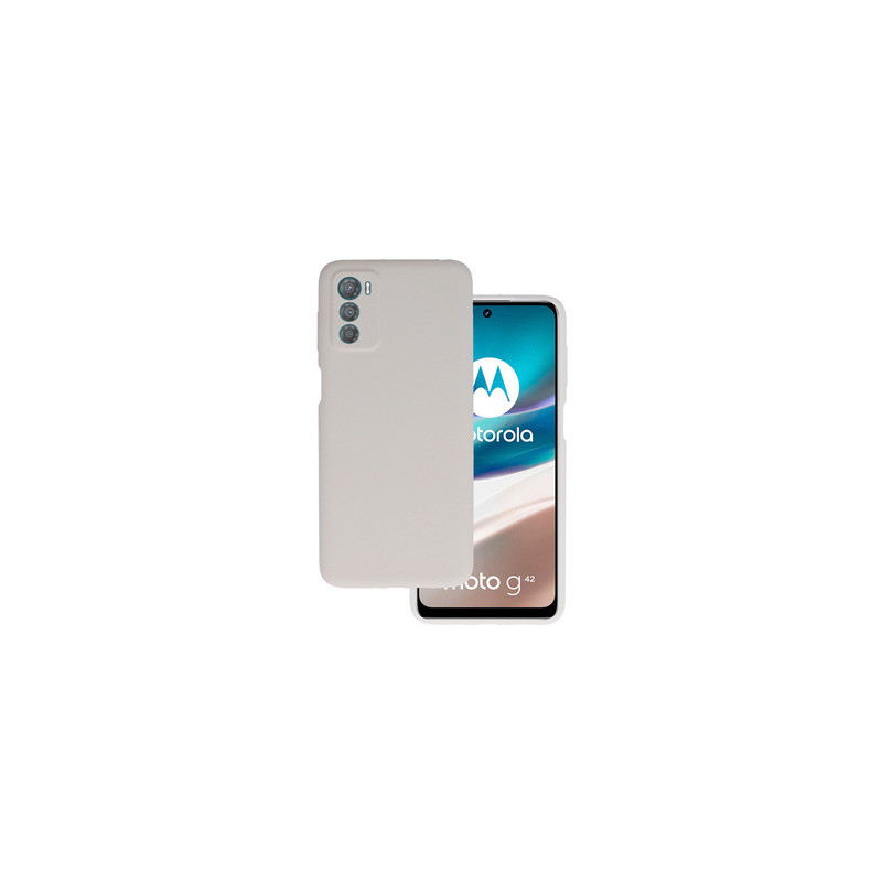 Silicone Lite Case for Motorola Moto G42 titanium