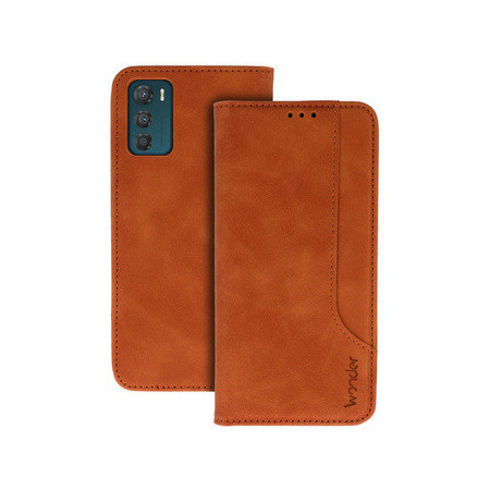 Wonder Prime Case for Motorola Moto G42 brown