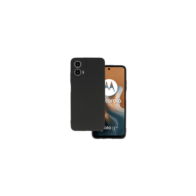 Back Case MATT for MOTOROLA MOTO G34 5G Black