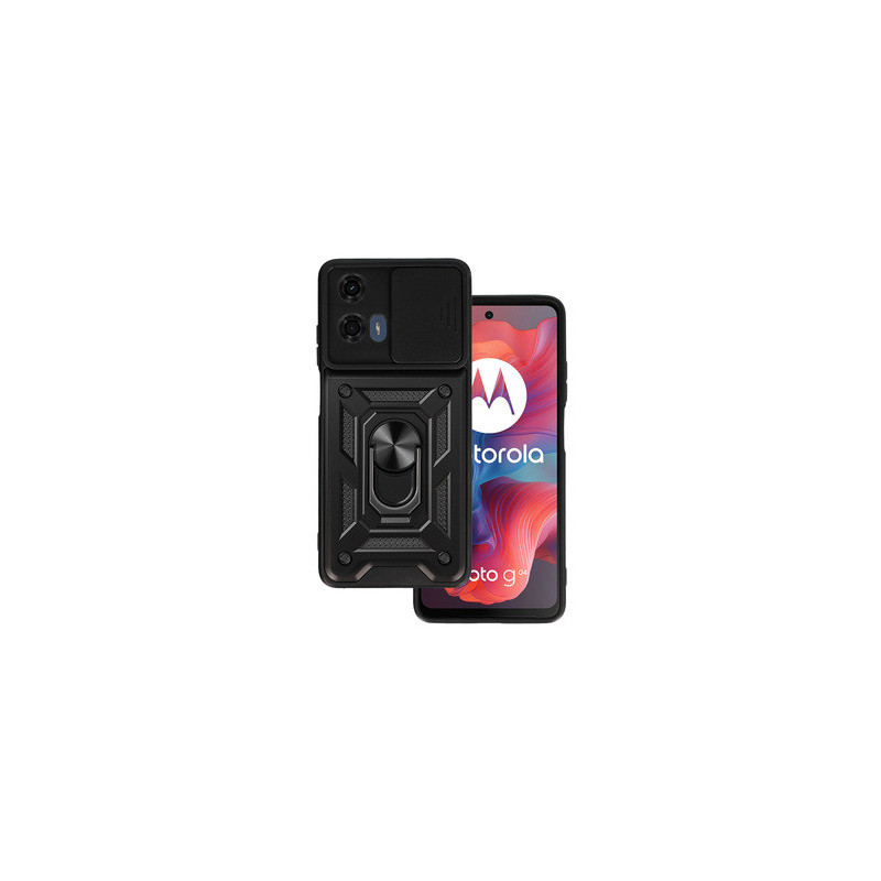 Slide Camera Armor Case for Motorola Moto G24 Black
