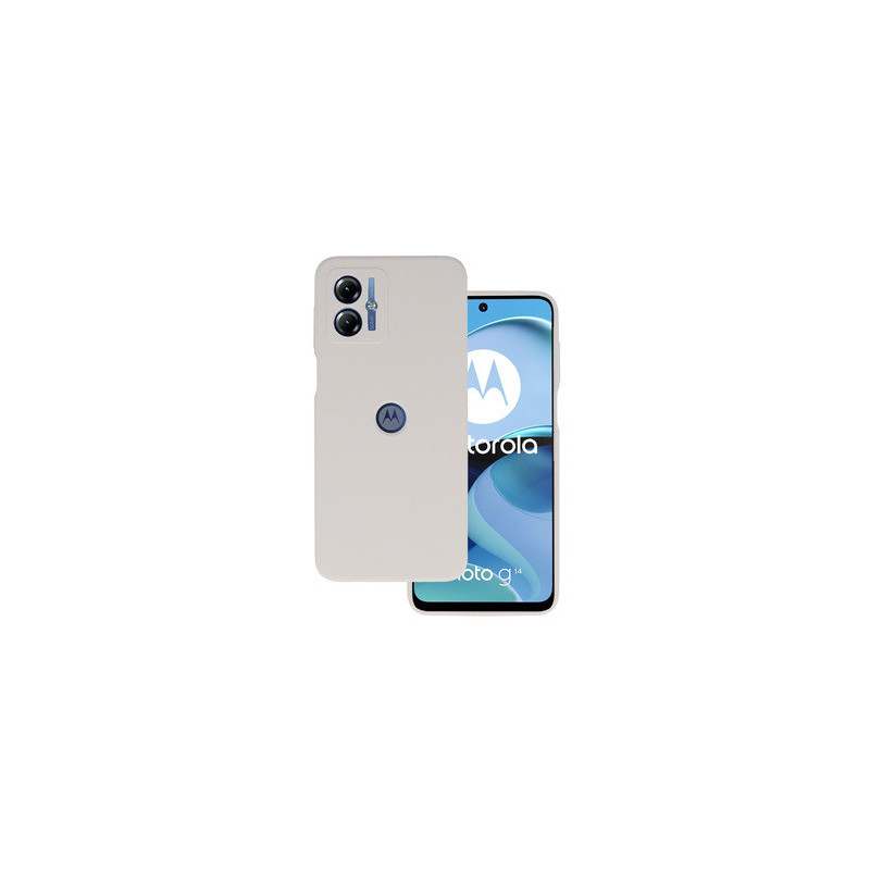 Silicone Lite Case for Motorola Moto G14 titanium