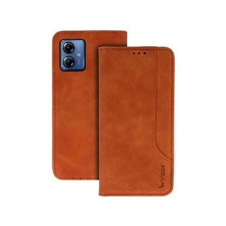 Wonder Prime Case for Motorola Moto G14 brown