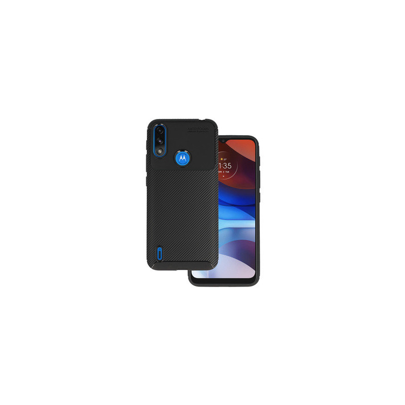 Vennus Carbon Elite for Motorola E7 Power Black