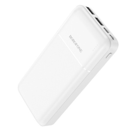 Borofone Power Banka 20000mAh BJ16A Cube - 2xUSB - biela
