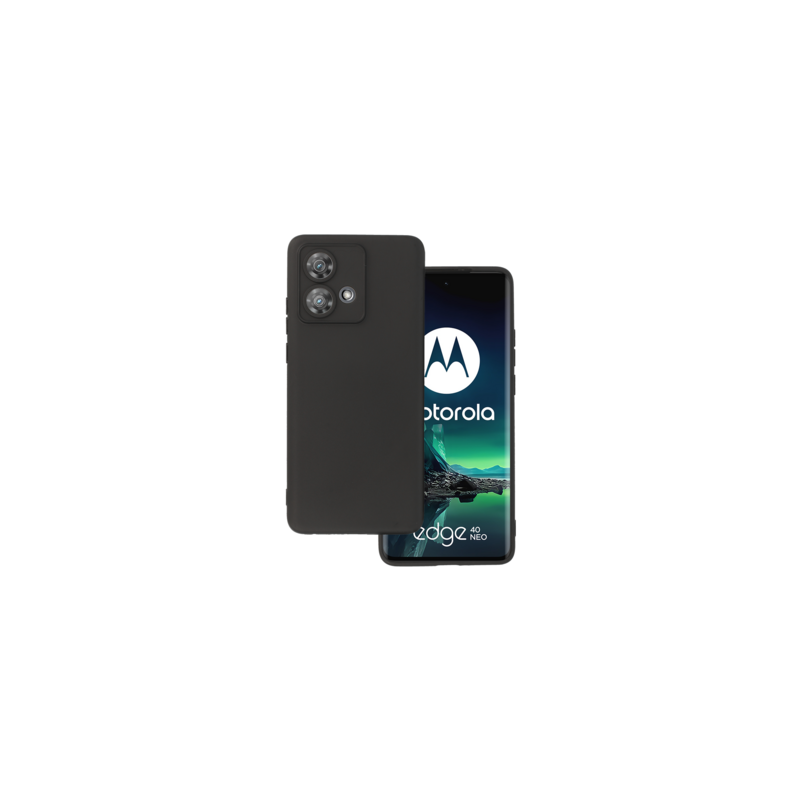 Back Case MATT for MOTOROLA EDGE 40 NEO 5G Black