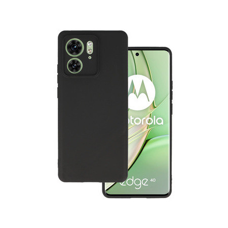 Back Case MATT for MOTOROLA EDGE 40 5G Black