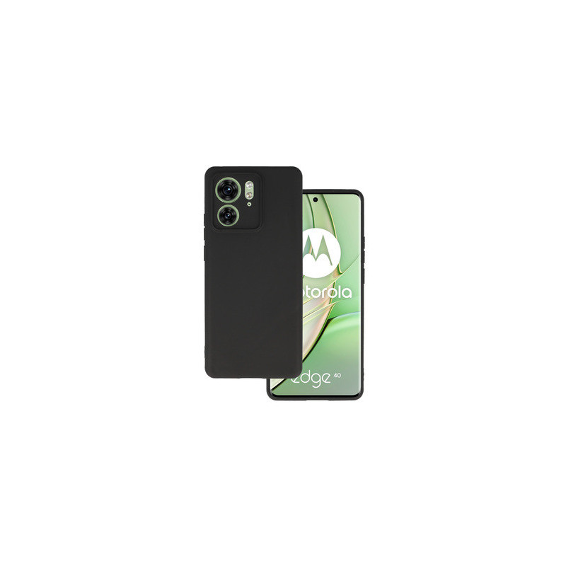 Back Case MATT for MOTOROLA EDGE 40 5G Black