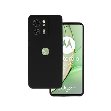 Silicone Lite Case for Motorola Edge 40 5G black