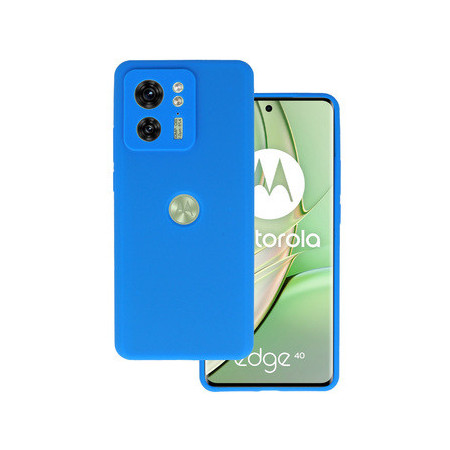 Silicone Lite Case for Motorola Edge 40 5G blue