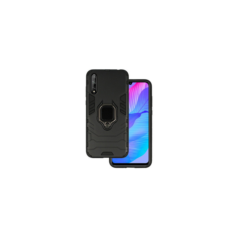 Ring Armor Case for Huawei P Smart S Black