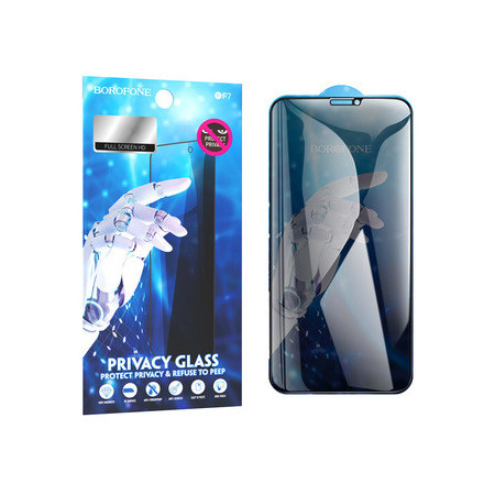 Borofone Tempered glass BF7 Diamond Armor Full Screen Anti-spy for Iphone X/XS/11 Pro - 10 pieces