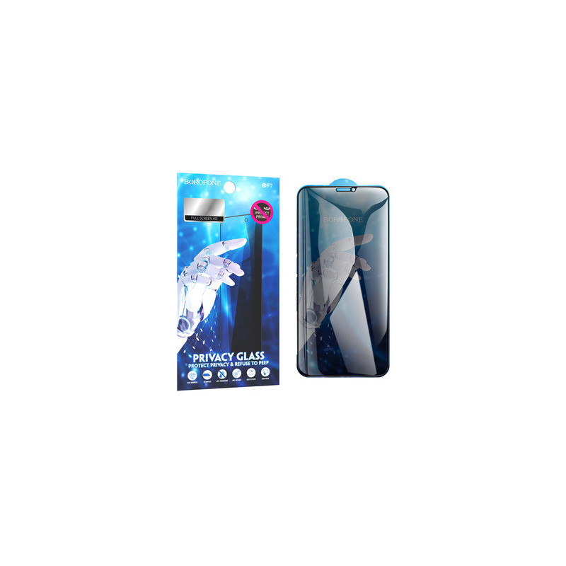 Borofone Tempered glass BF7 Diamond Armor Full Screen Anti-spy for Iphone X/XS/11 Pro - 10 pieces