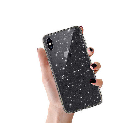 Crystal Glitter Case for Iphone X/XS (5,8") Silver