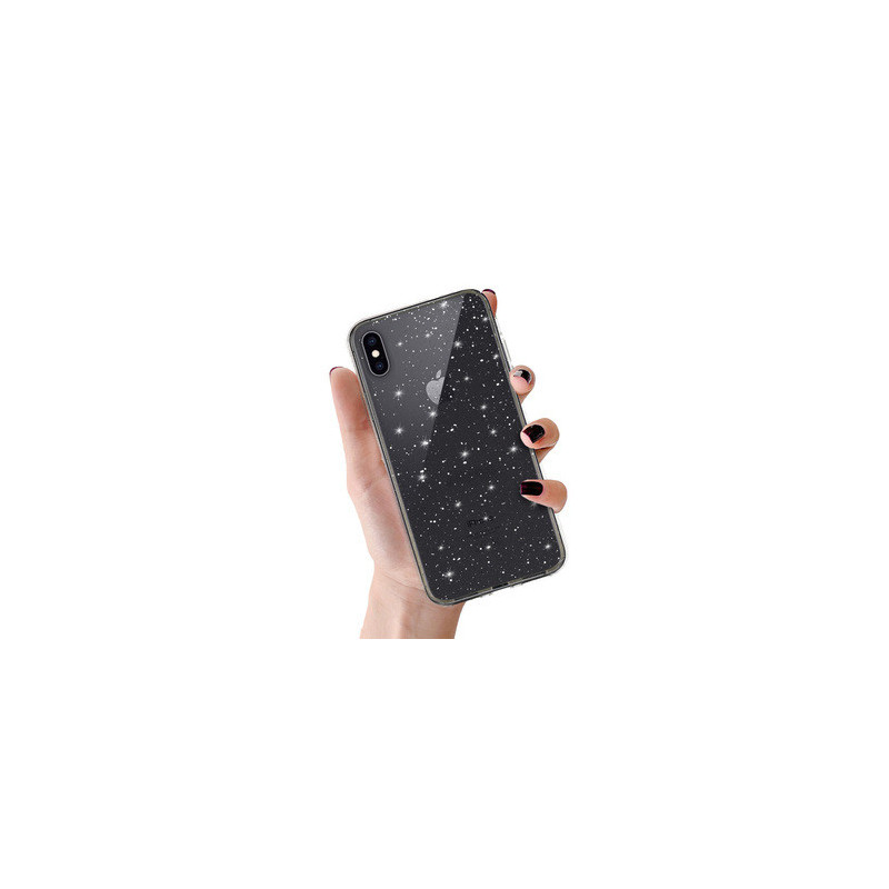 Crystal Glitter Case for Iphone X/XS (5,8") Silver