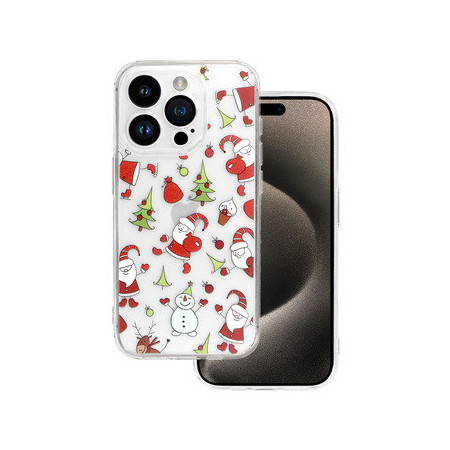 TEL PROTECT Christmas Clear Case for Iphone 11 Design 1