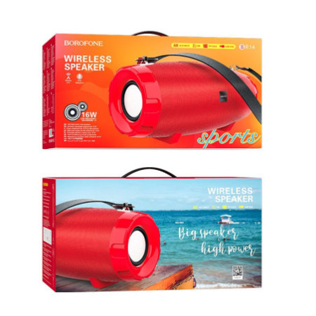 Borofone prenosný Bluetooth reproduktor BR14 Coolant červená