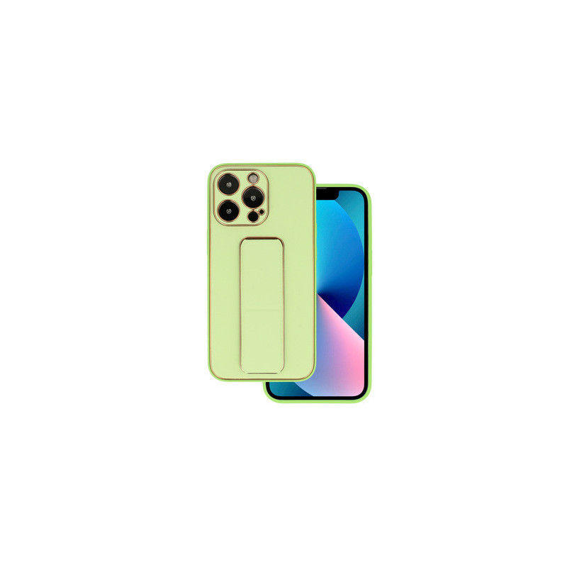 TEL PROTECT Leather Luxury Stand Case for Iphone 11 Pro Mint