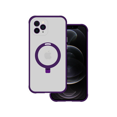 Tel Protect Magical Magsafe Stand Case for Iphone 11 Pro purple