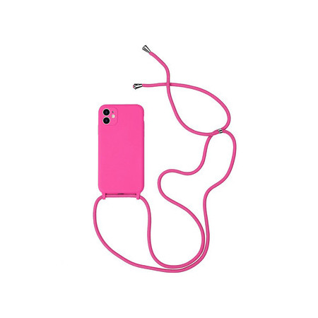 Strap Silicone Case for Iphone 11 Pro Pink