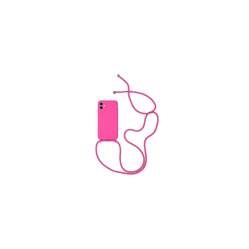 Strap Silicone Case for Iphone 11 Pro Pink