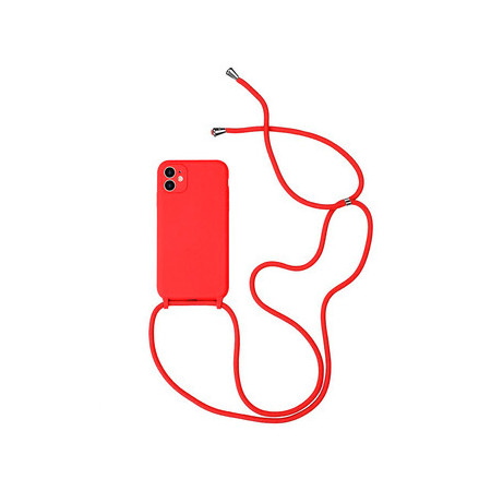 Strap Silicone Case for Iphone 11 Pro Red