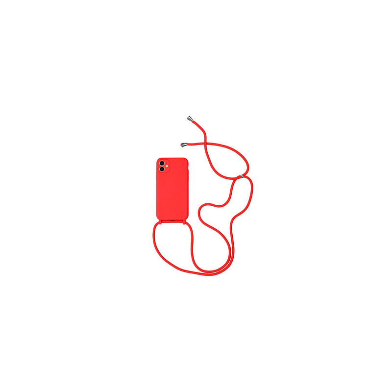 Strap Silicone Case for Iphone 11 Pro Red
