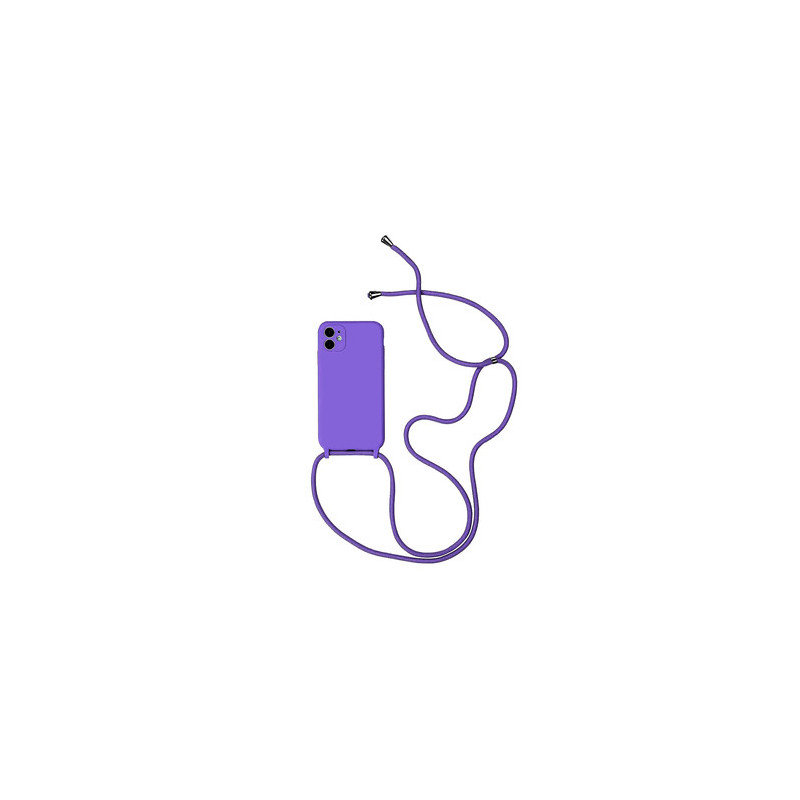 Strap Silicone Case for Iphone 11 Pro Violet