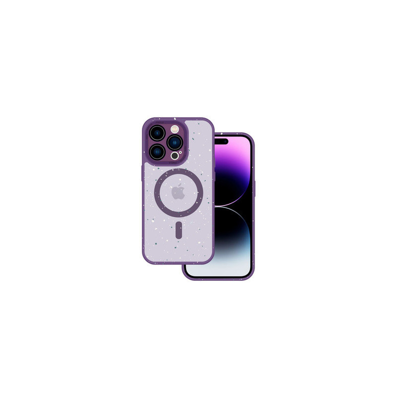 Tel Protect Magnetic Splash Frosted Case for Iphone 11 Pro Max Purple