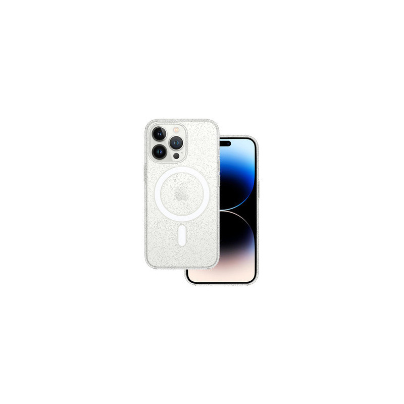 TEL PROTECT MagSilicone Clear Case for Iphone 11 Pro Max Glitter