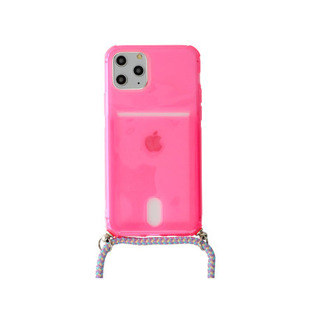 STRAP Fluo Case for Iphone 12/12 Pro Pink