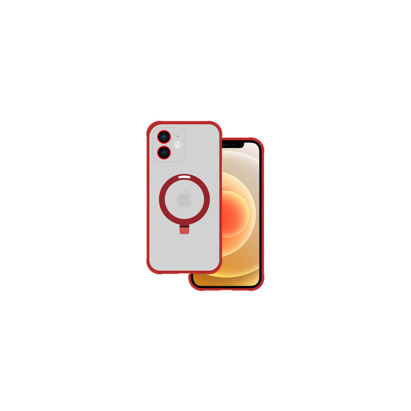 Tel Protect Magical Magsafe Stand Case for Iphone 12 red