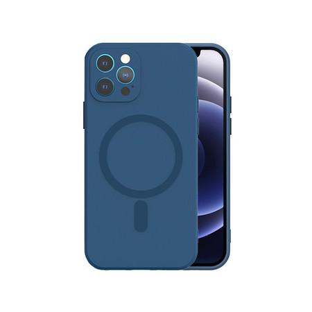 TEL PROTECT MagSilicone Case for Iphone 12 Pro Navy