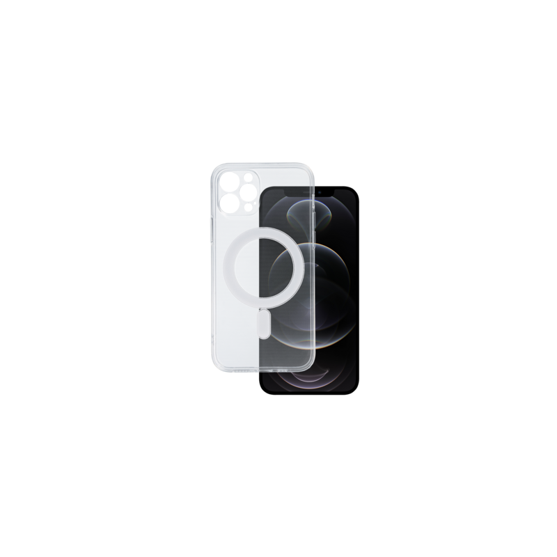 TEL PROTECT MagSilicone Case for Iphone 12 Pro Transparent