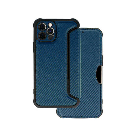 Razor Carbon Book Case for Iphone 12 Pro navy