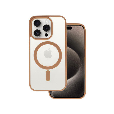 Acrylic Color Magsafe Case for Iphone 12 Pro Max desert titanium