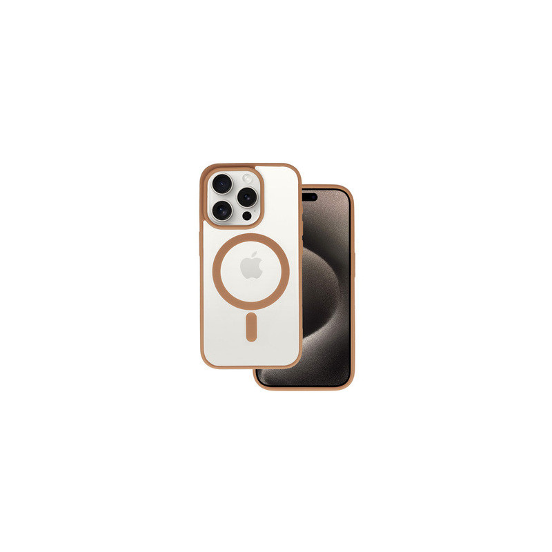 Acrylic Color Magsafe Case for Iphone 12 Pro Max desert titanium