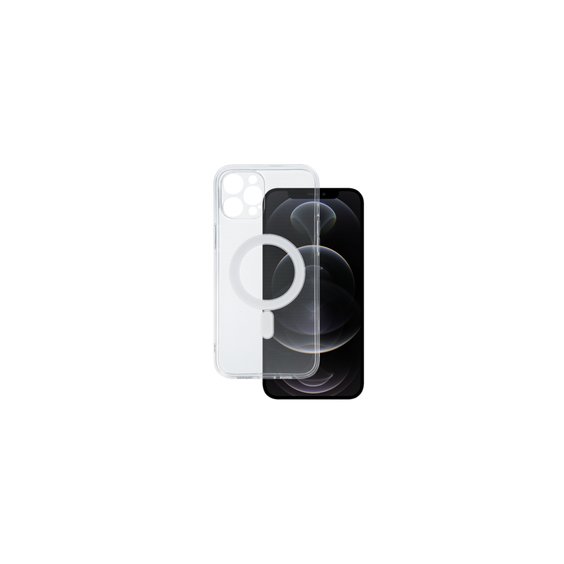 TEL PROTECT MagSilicone Case for Iphone 12 Pro Max Transparent