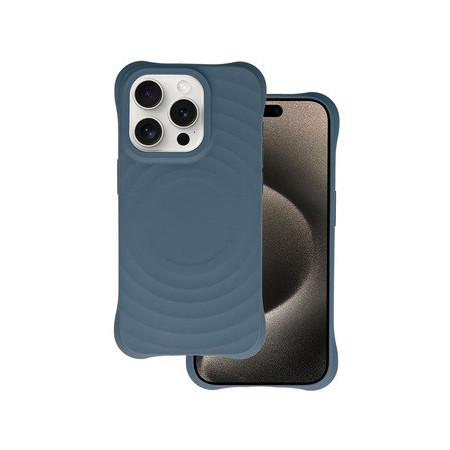 Tel Protect Wave Magsafe Case for Iphone 12 Pro Max navy