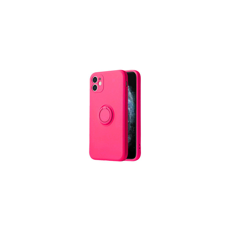 Vennus Silicone Ring for Iphone 12 Pro Max Pink